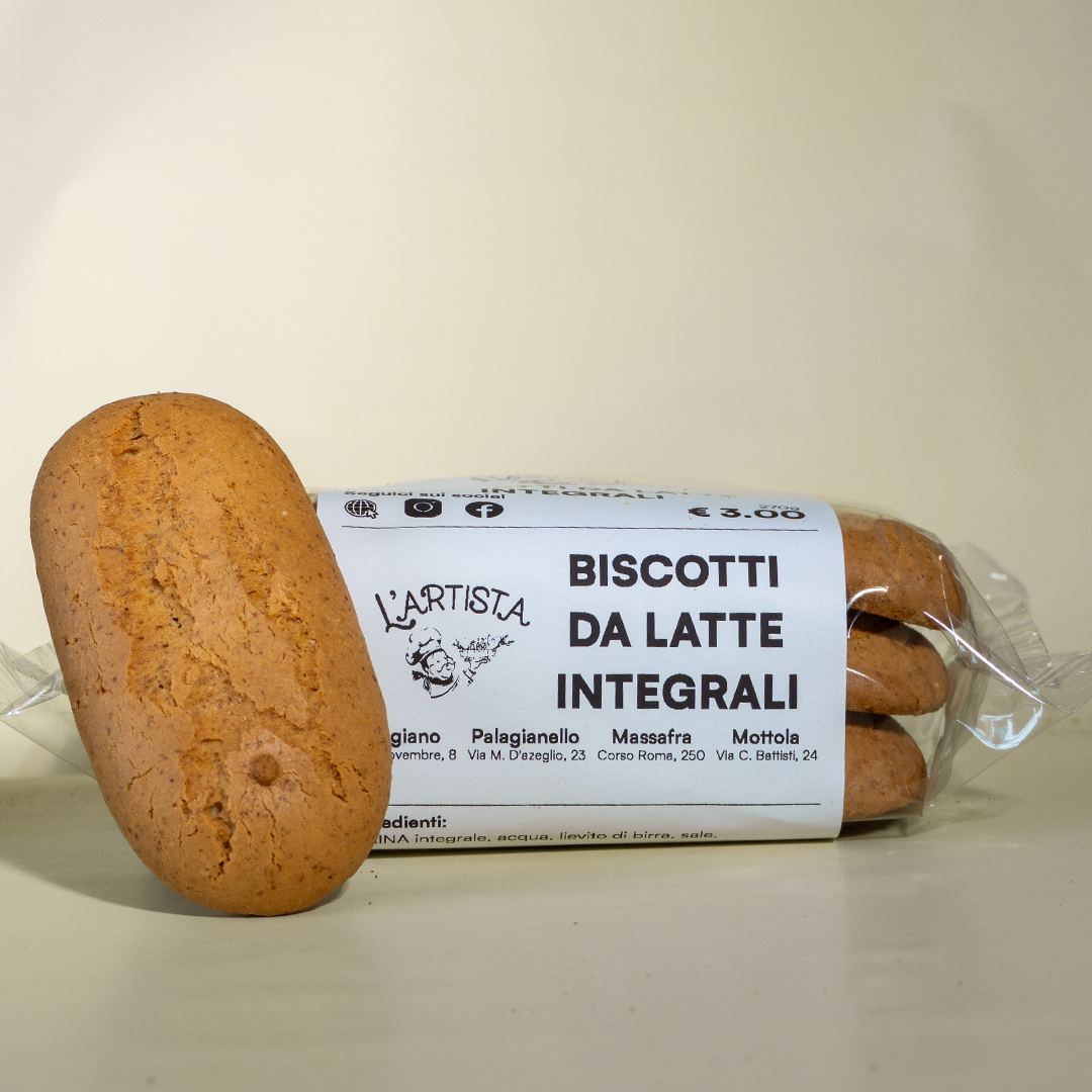 Biscotti da latte integrali