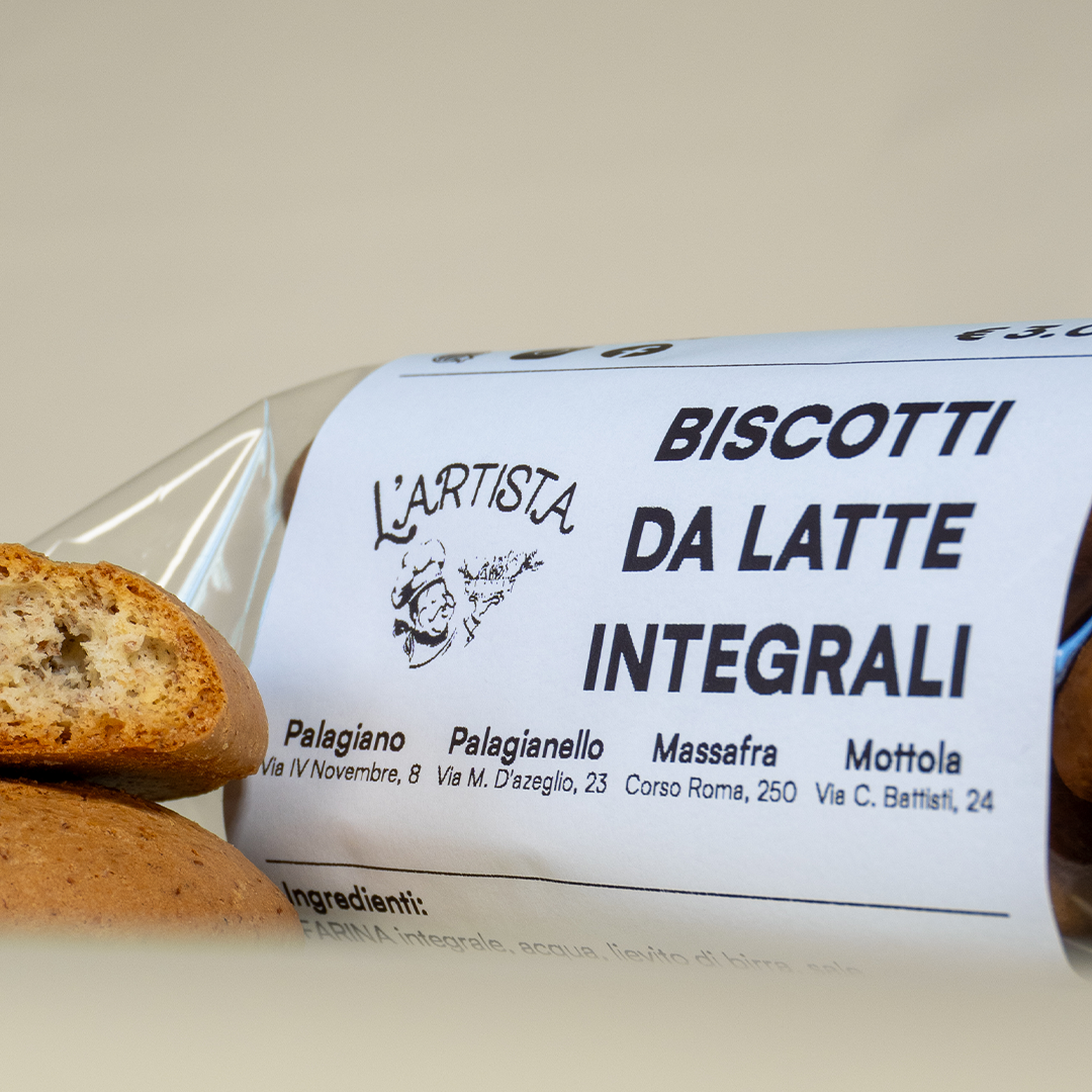 Biscotti da latte integrali