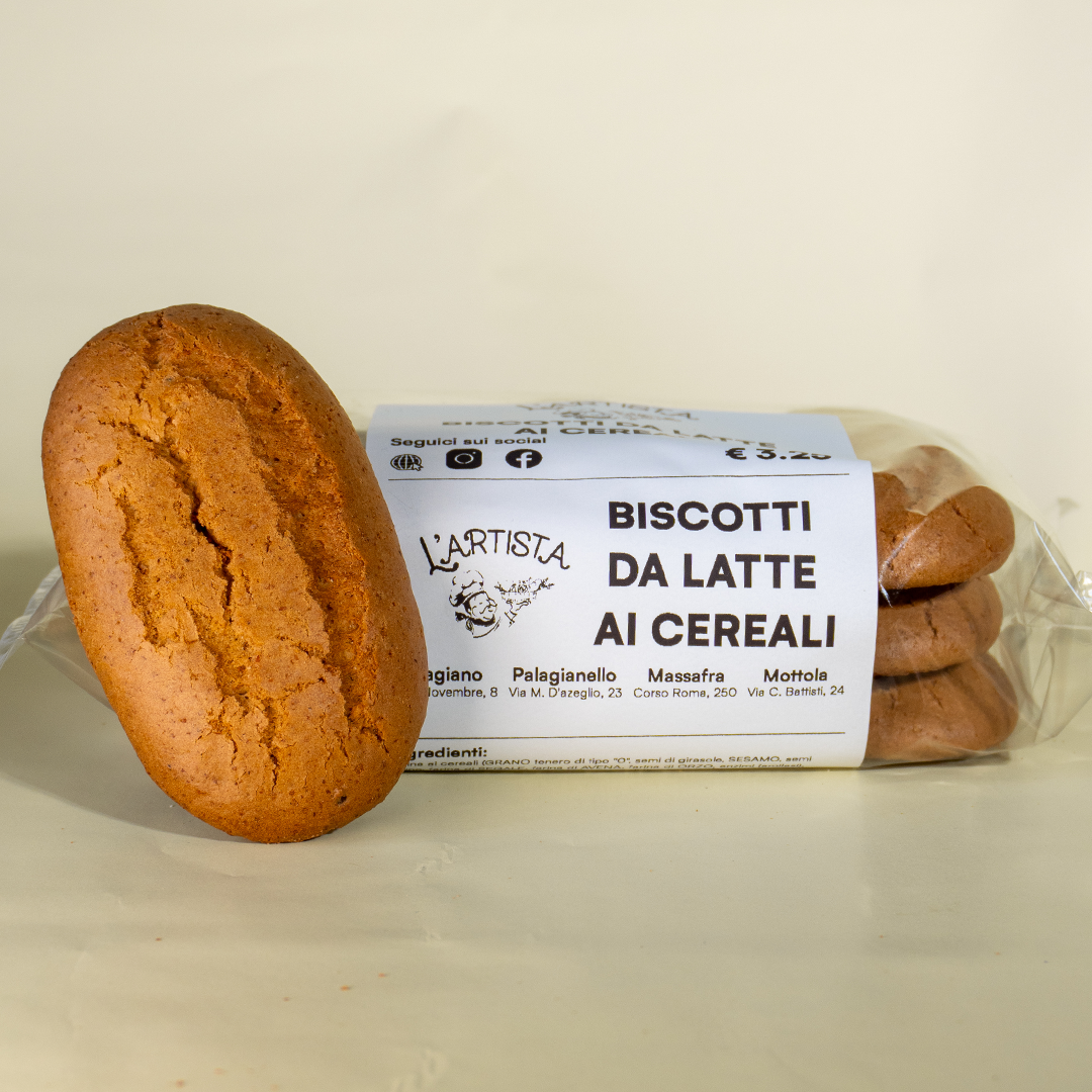 Biscotti da latte ai cereali