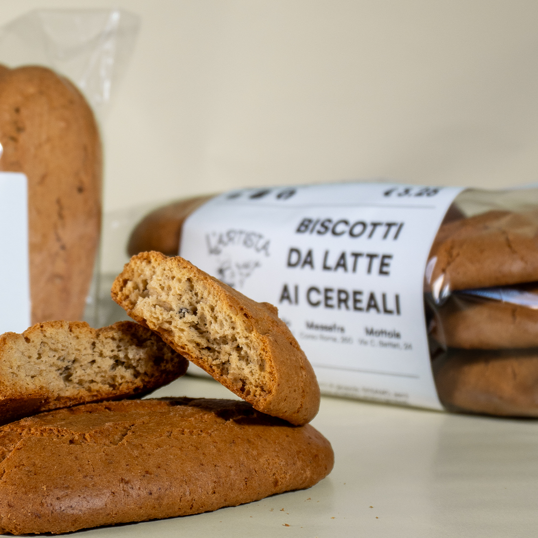 Biscotti da latte ai cereali