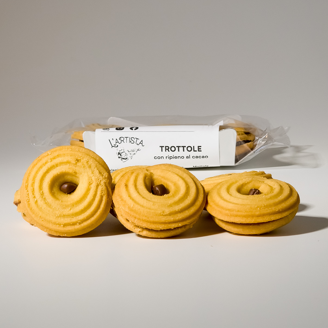 Trottole al cacao e nocciola
