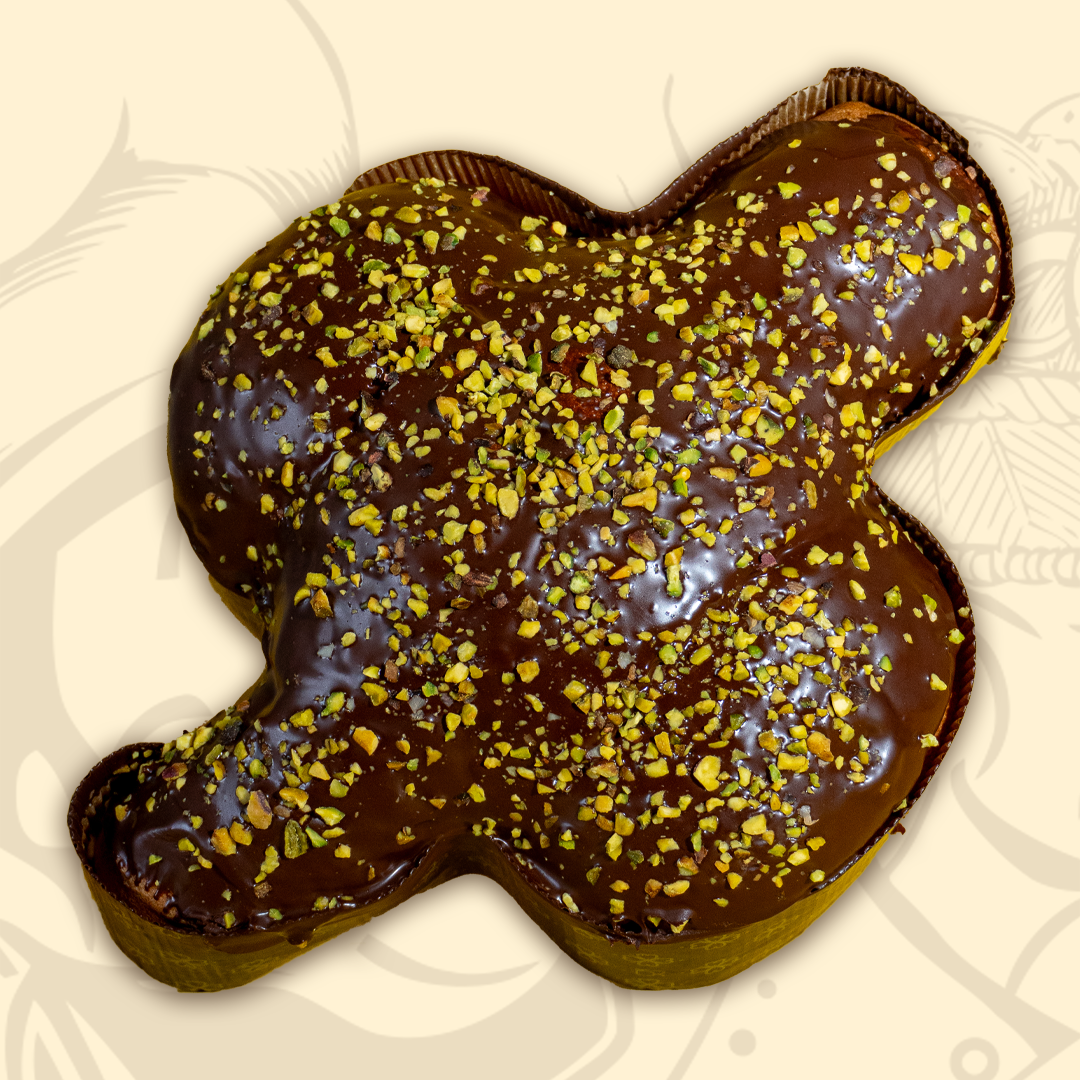 Colomba artigianale - Cioccolato fondente e pistacchio