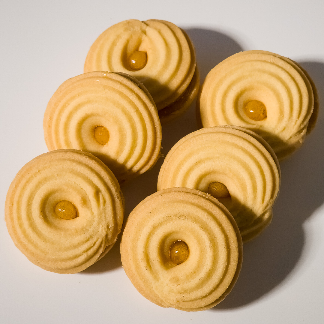 Trottole con confettura di albicocca