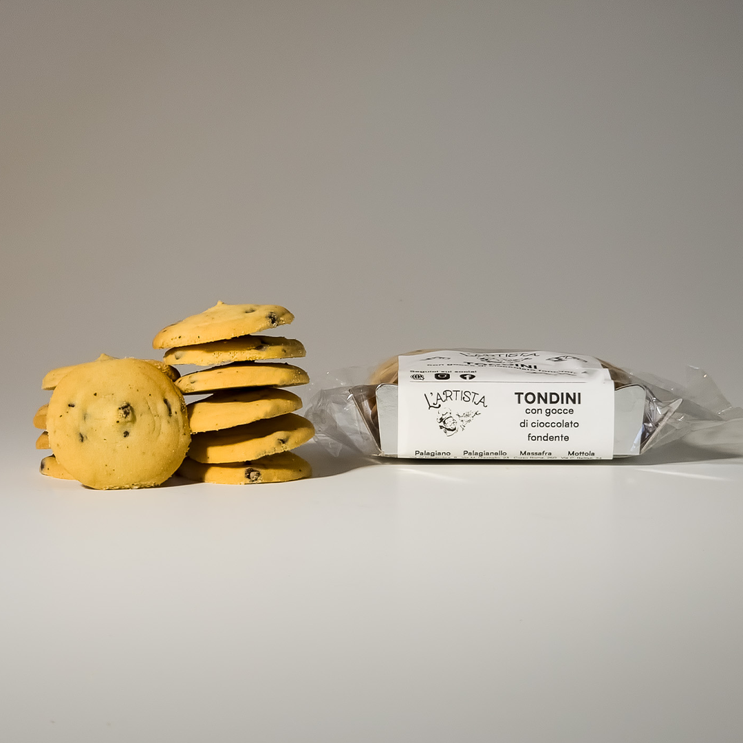 Tondi con gocce di cioccolato