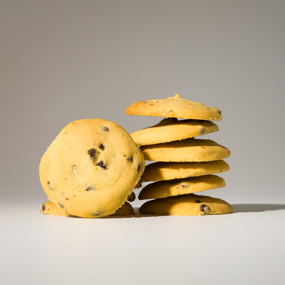 Tondi con gocce di cioccolato